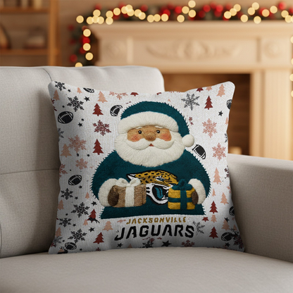 Premium NFL JAC Santa Christmas Pillow V1 NMD TTV