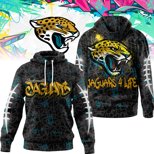 Premium NFL JAC Special Graffiti Hoodie V2 NMD  TTV