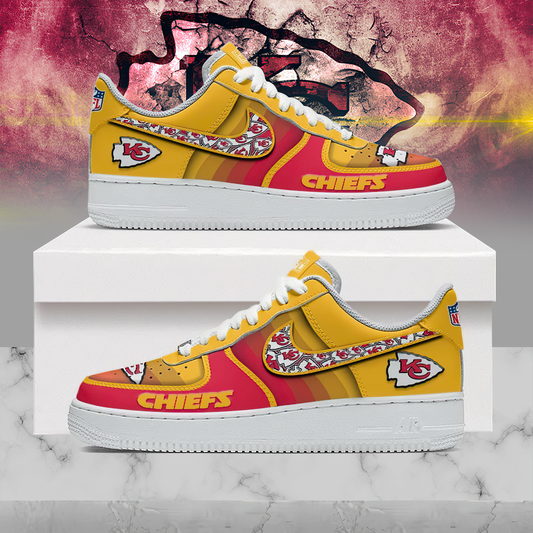 Premium NFL KC Multicolor AF1 Sneaker V1 NMD25 TTV