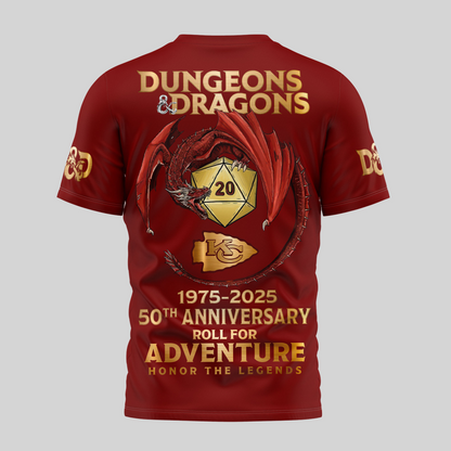 Premium NFL KC x Dungeons And Dragons 50th Anniversary Shirt V15 NMD TTV