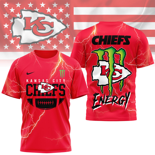 Premium NFL KC x Monster Energy T-shirt V1 NMD TTV