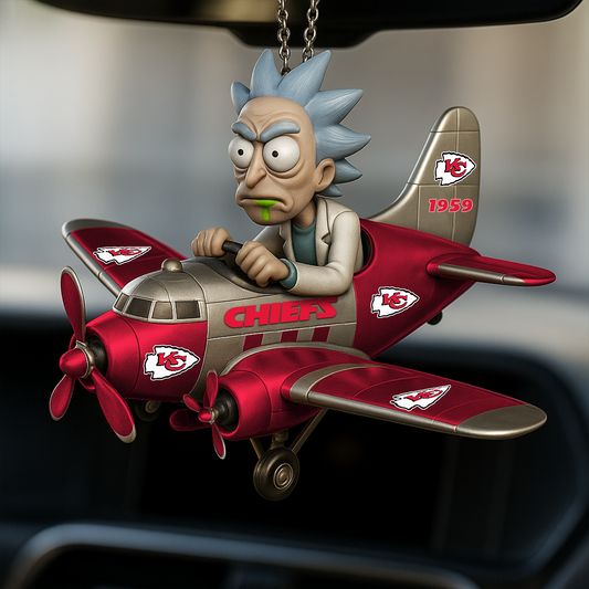 Premium NFL KC x RIC Car Ornament V1 DATND TANTD