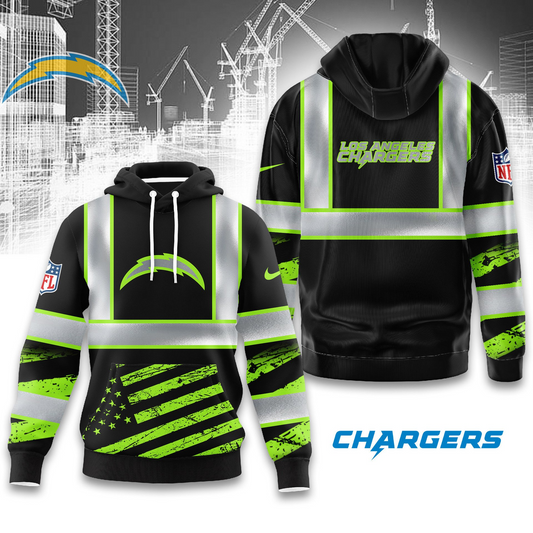 Premium NFL LAC Safety Hi-Vis Hoodie V1 NMD TTV