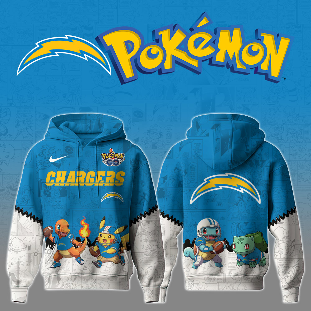 Premium NFL LAC x Pokemon Hoodie V1 NMD TTV