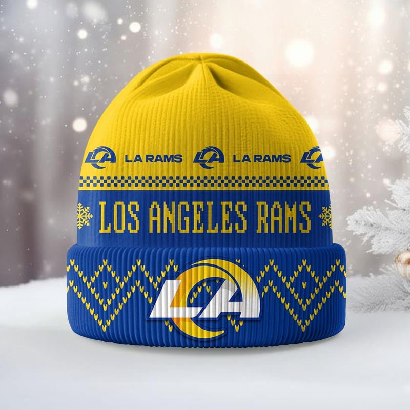 Premium NFL LAR Beanie Hat V1 NMD TTV