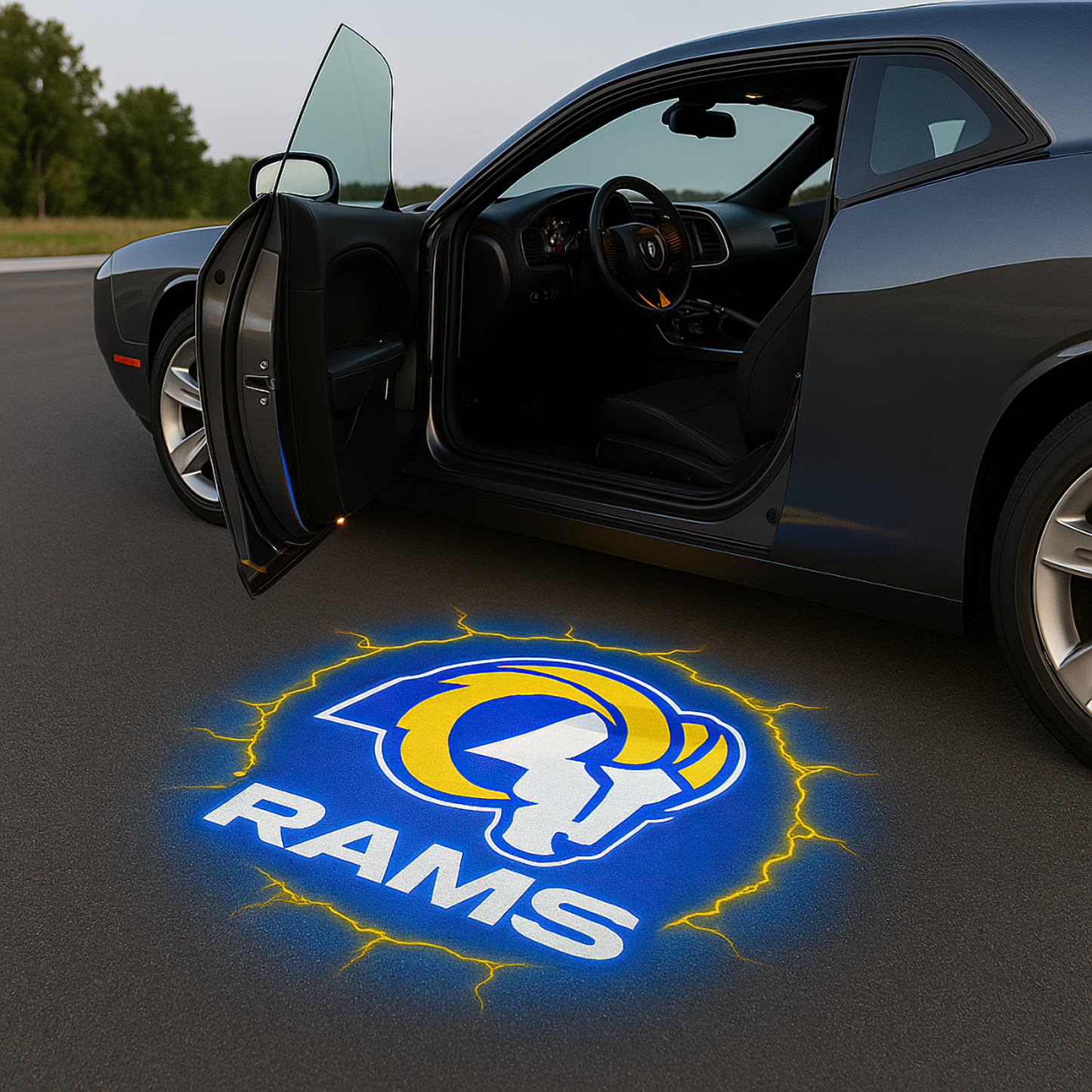 Premium NFL LAR Car Welcome Lights V1 NMD TTV