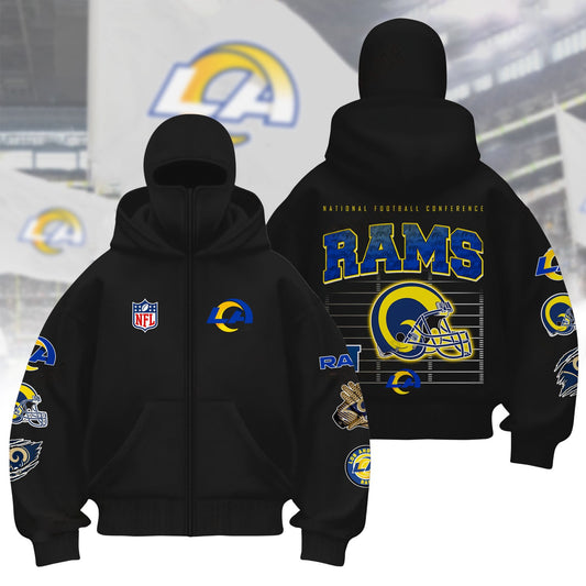 Premium NFL LAR Hoodie Balaclava V1 NMD NHM