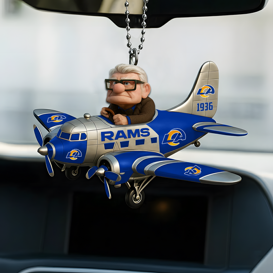 Premium NFL LAR x CARL Car Ornament V1 DATND TANTD
