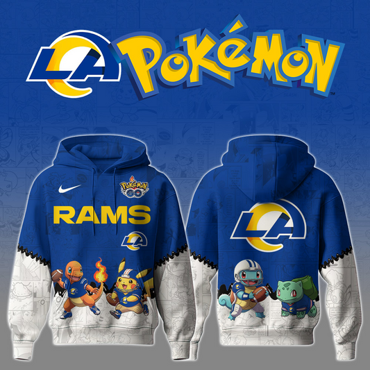 Premium NFL LAR x Pokemon Hoodie V1 NMD TTV