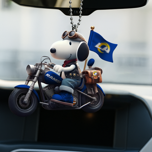 Premium NFL LAR x SNP Car Ornament DATND TANTD