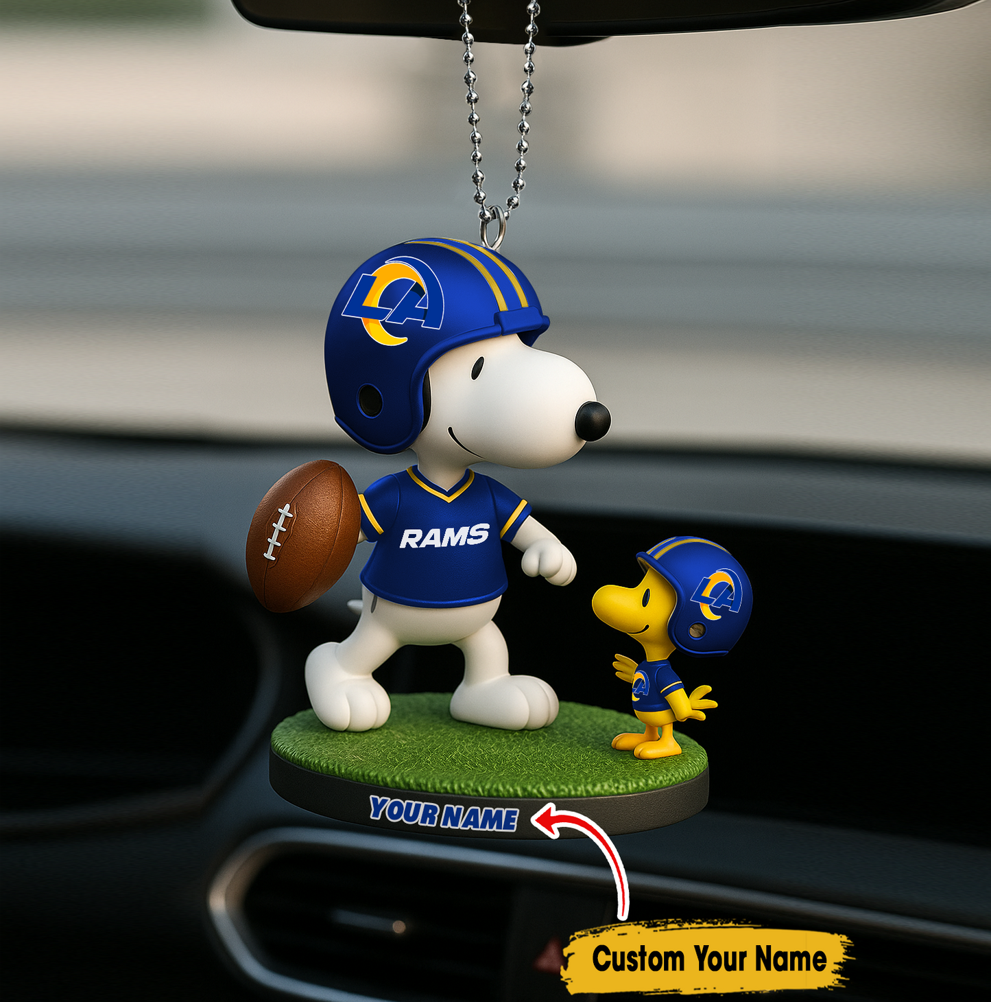 Premium NFL LAR x SNP Car Ornament V4 NMD TTV