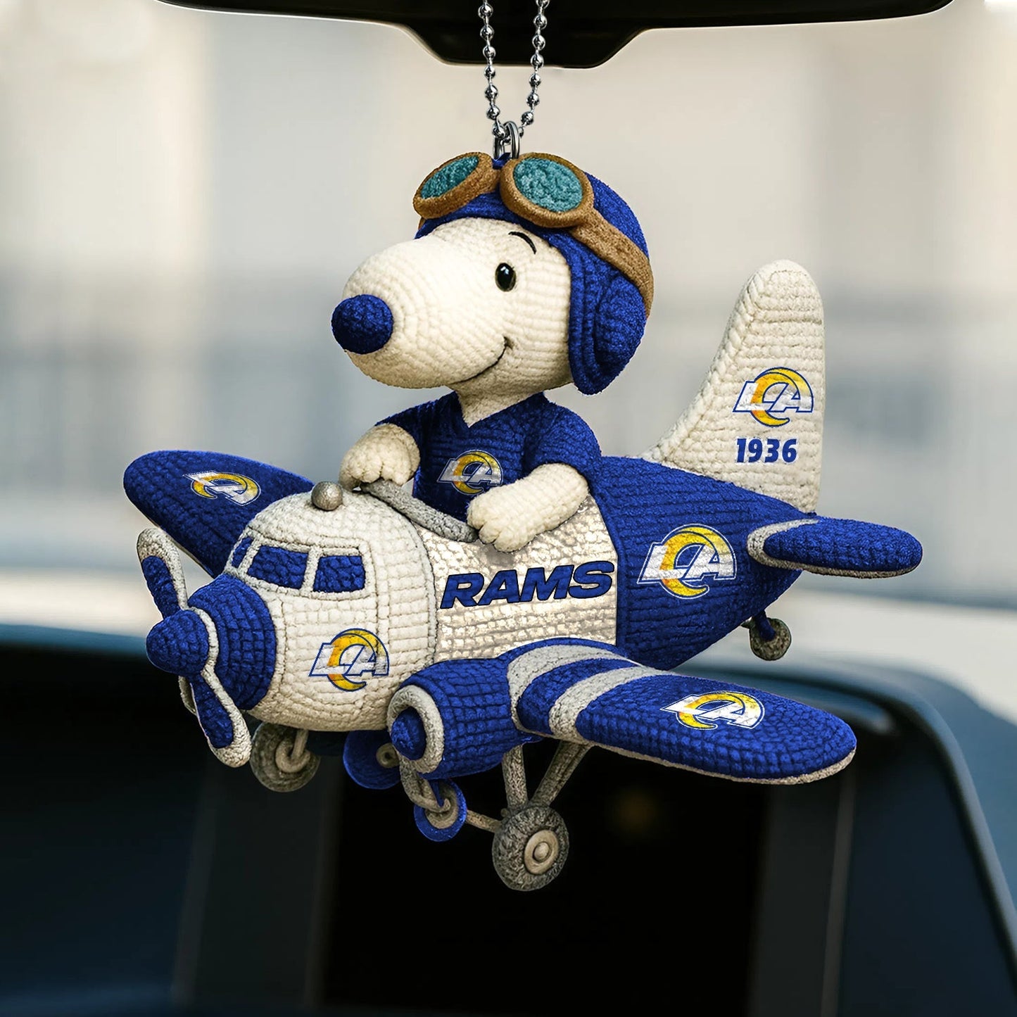 Premium NFL LAR x SNP Knitted Car Ornament V6 NMD NHM