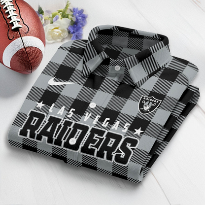 Premium NFL LV Check Long-sleeve Casual Shirt V1 NMD TTV