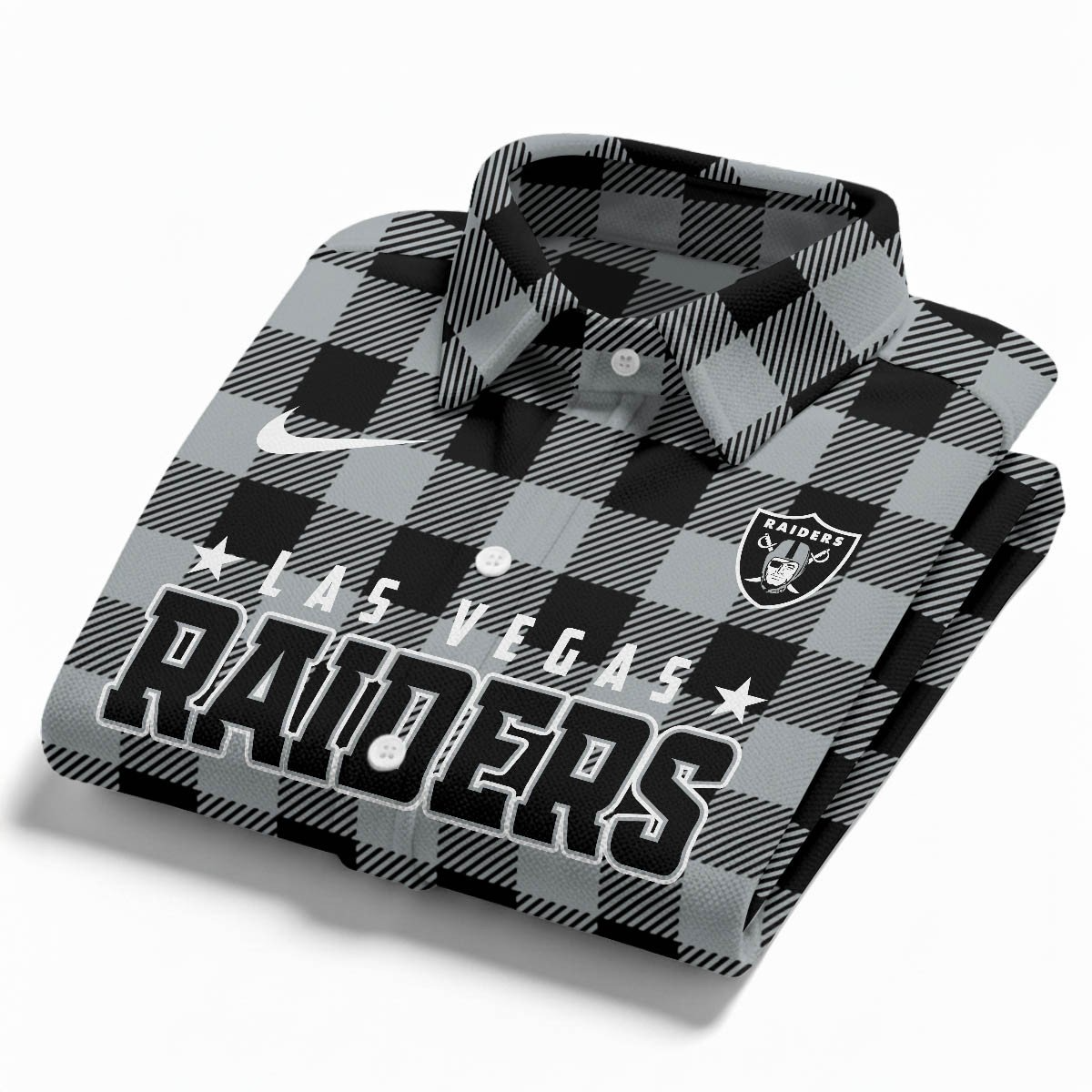 Premium NFL LV Check Long-sleeve Casual Shirt V1 NMD TTV