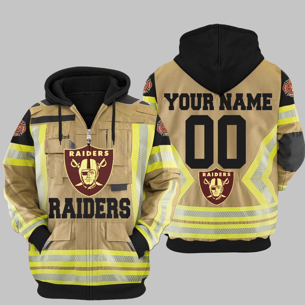 Premium NFL LV Firefighter Zip Hoodie V1 NMD TTV