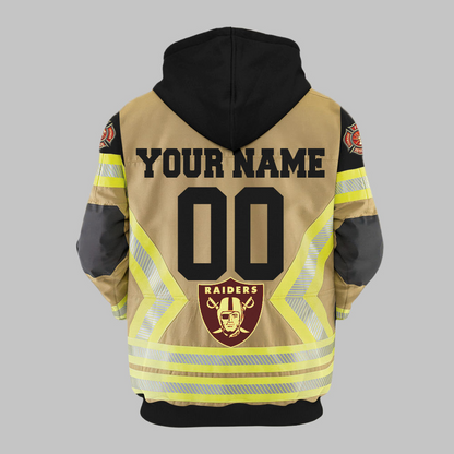 Premium NFL LV Firefighter Zip Hoodie V1 NMD TTV