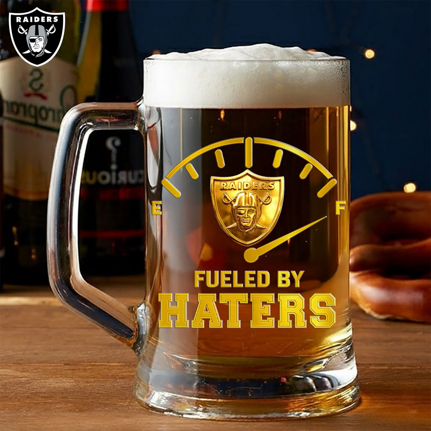 Premium NFL LV Fueled By Haters Beer Glasses V1 NMD 031125 TTV