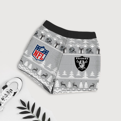 Premium NFL LV Holiday Sweatshirt & Shorts Set V1 NMD TTV