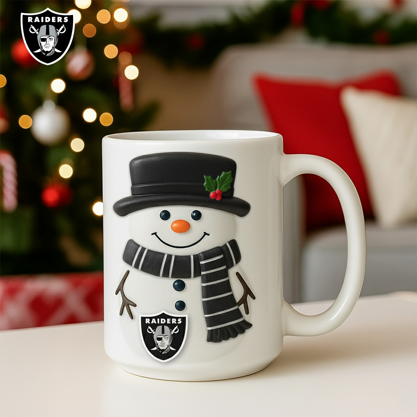 Premium NFL LV Santa Ceramic Mug V1 NMD TTV