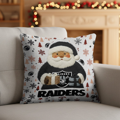 Premium NFL LV Santa Christmas Pillow V1 NMD TTV