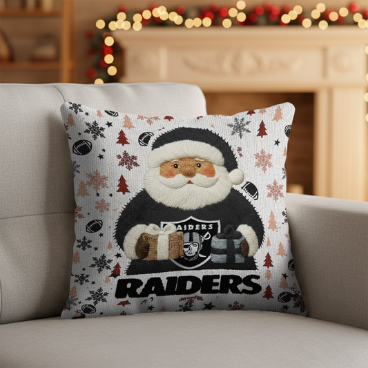 Premium NFL LV Santa Christmas Pillow V1 NMD TTV