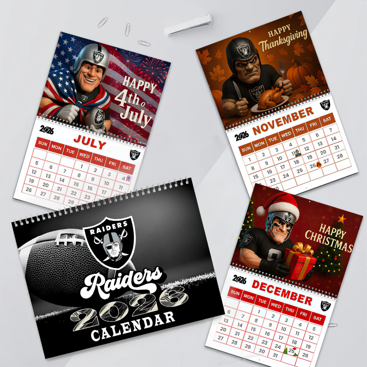 Premium NFL LV Wall Calendar 2026 V1 NMD TTV