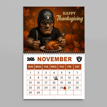 Premium NFL LV Wall Calendar 2026 V1 NMD TTV