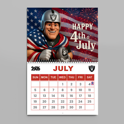 Premium NFL LV Wall Calendar 2026 V1 NMD TTV