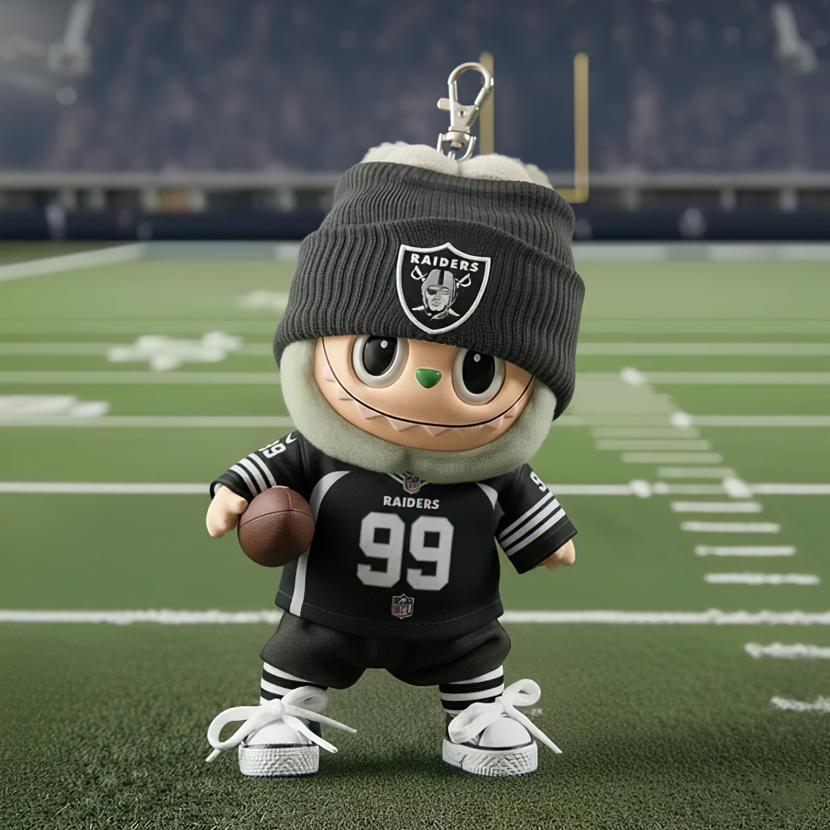 Premium NFL LV x Labubu Mini Plush Keychain V1 NMD TTV
