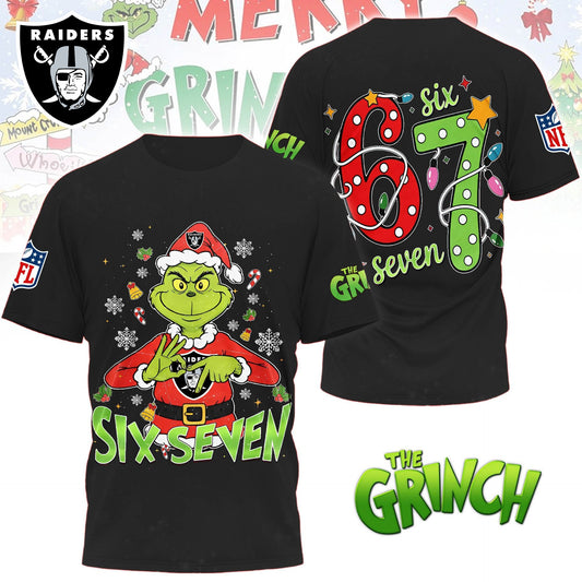 Premium NFL LV x The Grinch Six Seven T-shirt V14 NMD NHM