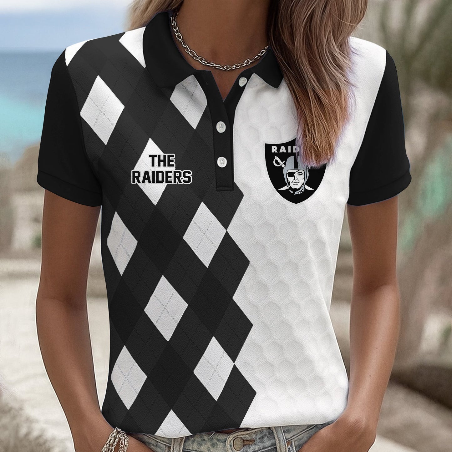 Premium NFL LVR Women Polo Shirt V1 NMD NHM