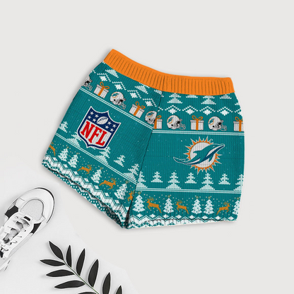 Premium NFL MIA Holiday Sweatshirt & Shorts Set V1 NMD TTV