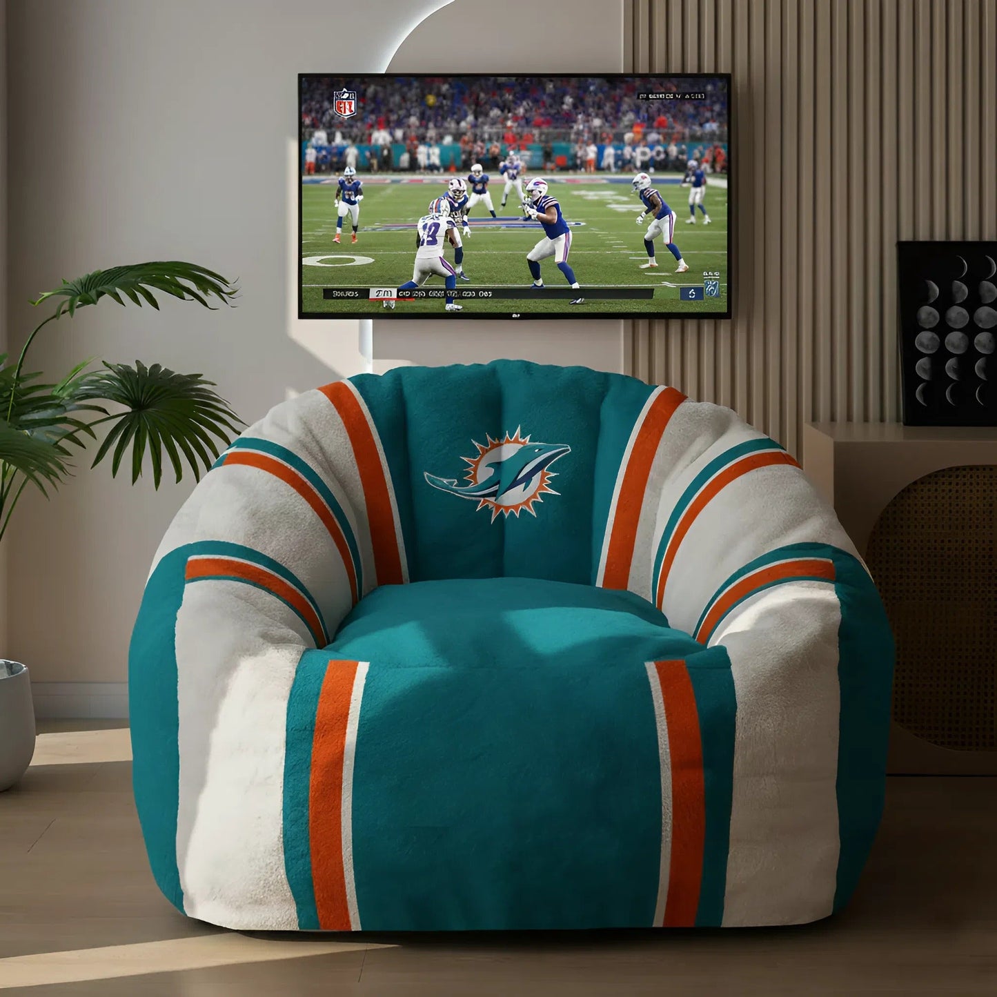 Premium NFL MIA Lazy Sofa Chair V1 NMD NHM