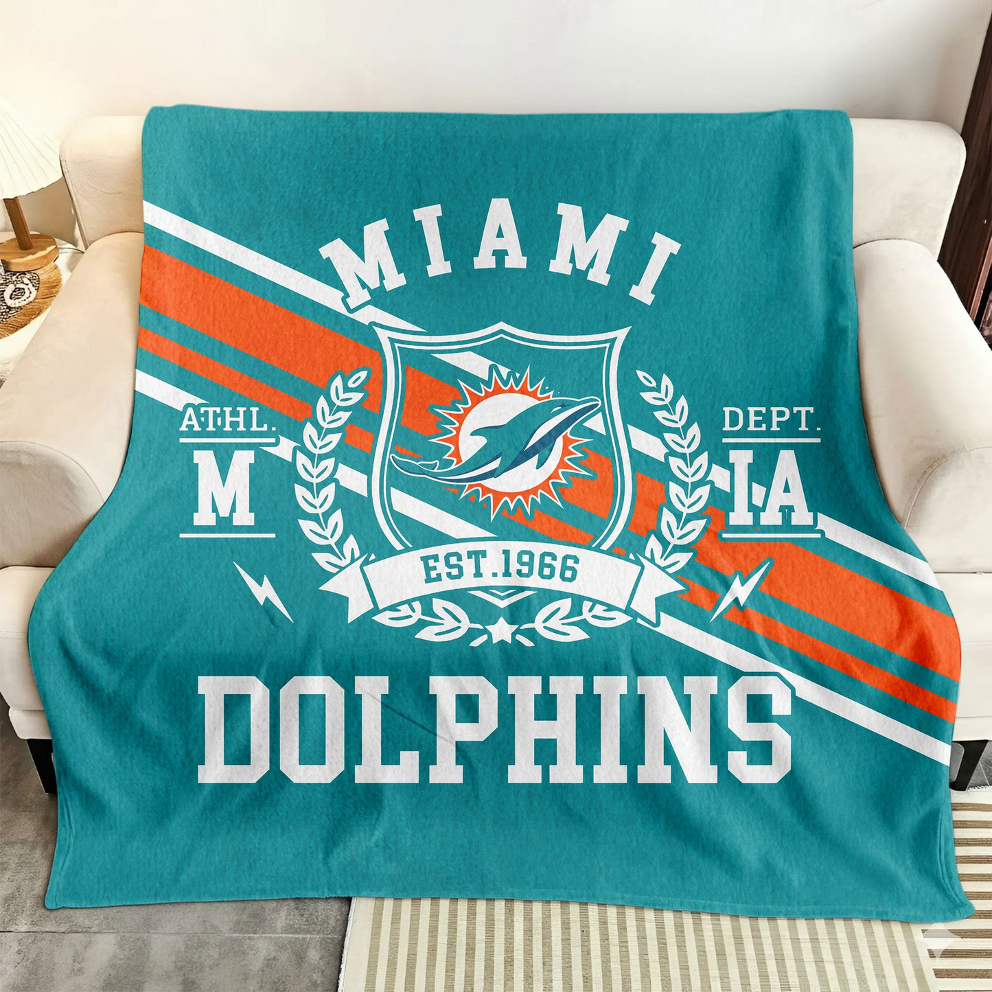 Premium NFL MIA Legacy Fleece Blanket V3 NMD TTV