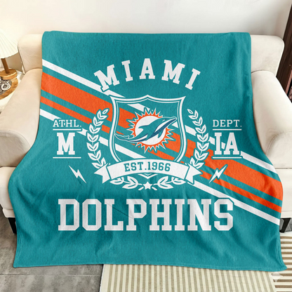 Premium NFL MIA Legacy Fleece Blanket V3 NMD TTV