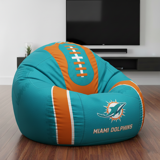 Premium NFL MIA Lounge Bean Chair V1 NMD TTV