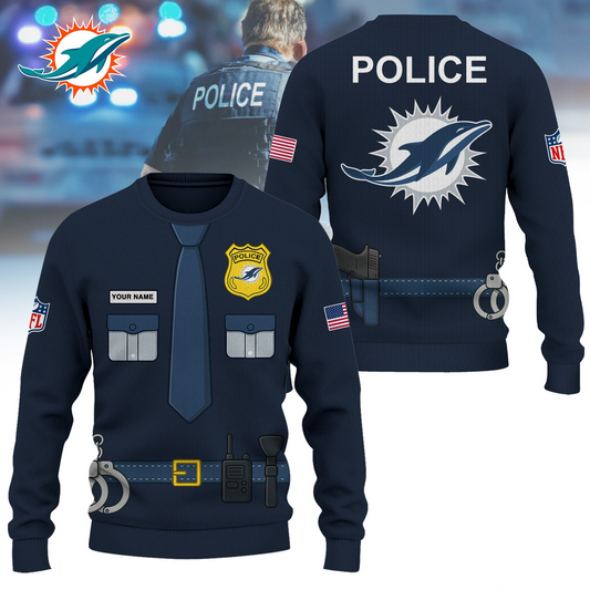 Premium NFL MIA Police Office Costume Shirt V1 NMD TTV