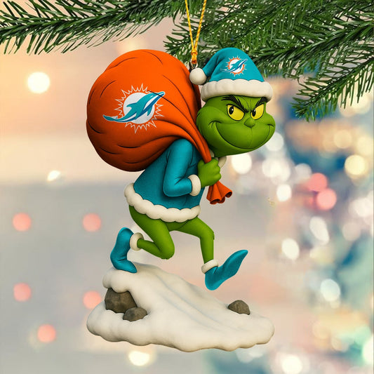 Premium NFL MIA x GR Christmas Tree Ornament V2 NMD NHM