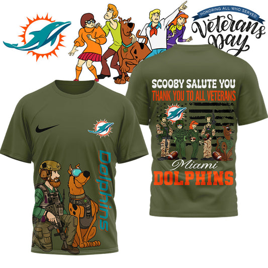 Premium NFL MIA x SCO Salute Veterans T-shirt V15 NMD NHM