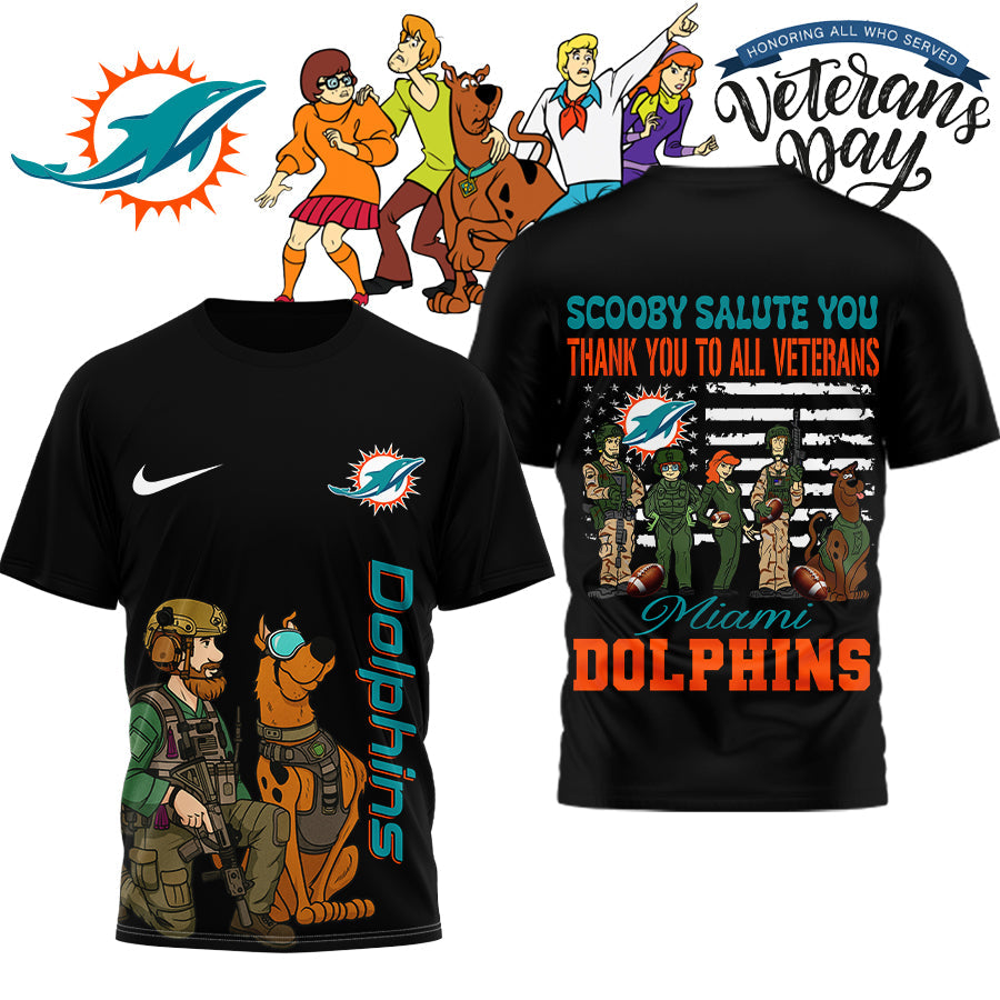 Premium NFL MIA x SCO Salute Veterans T-shirt V15 NMD NHM
