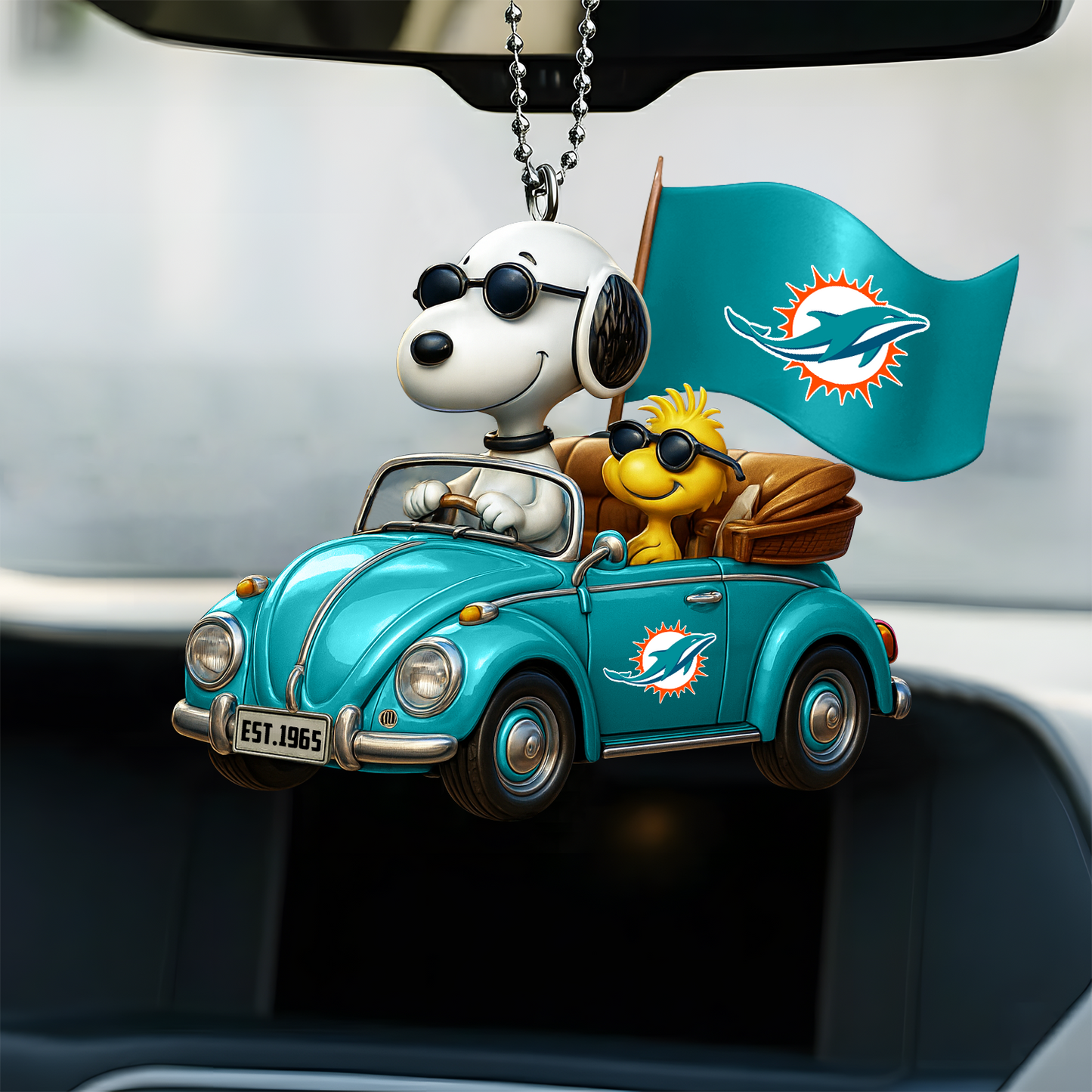 Premium NFL MIA x SNP Car Ornament DatND DVT