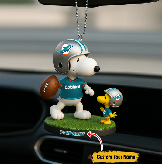 Premium NFL MIA x SNP Car Ornament V4 NMD TTV