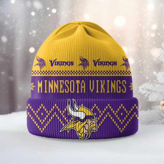 Premium NFL MIN Beanie Hat V1 NMD TTV