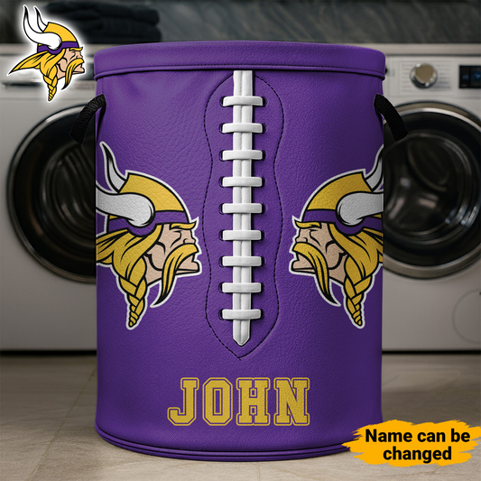 Premium NFL MIN Clothes Hamper HI V1 NMD TTV