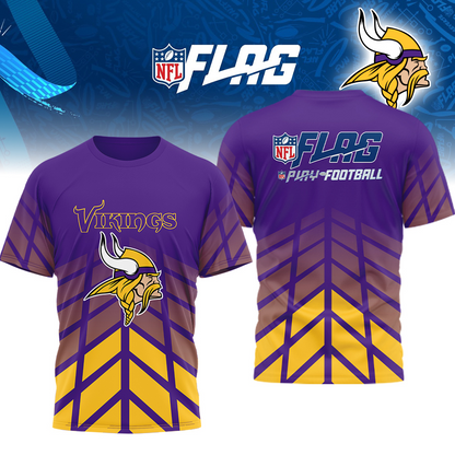 Premium NFL MIN Flag Football T-shirt V1 NMD TTV