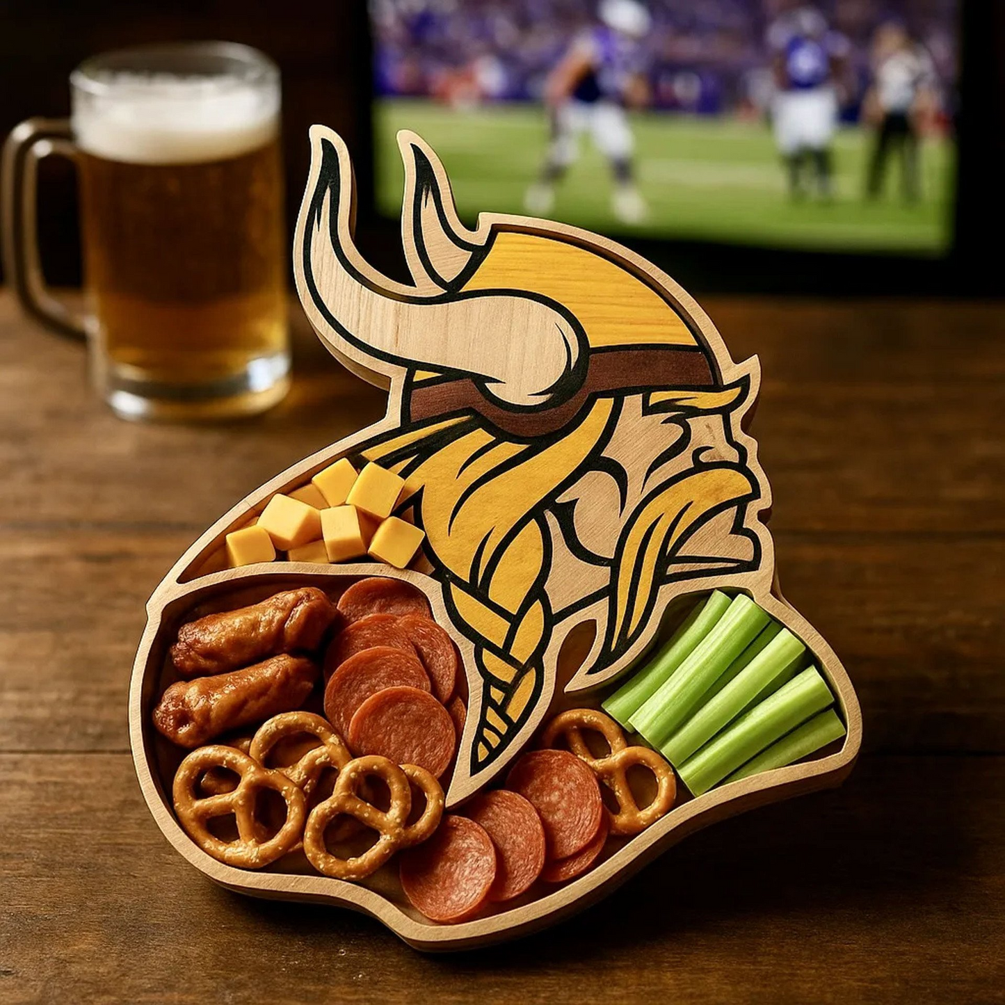 Premium NFL MIN Game Day Platter V1 NMD TTV