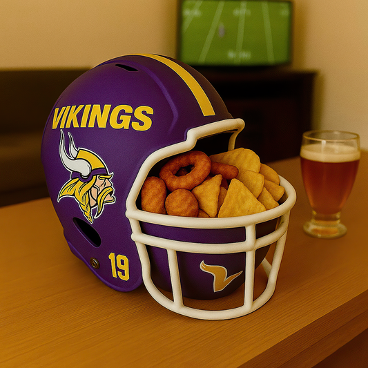 Premium NFL MIN Legacy Football Helmet Snack Bowl V1 NMD TTV