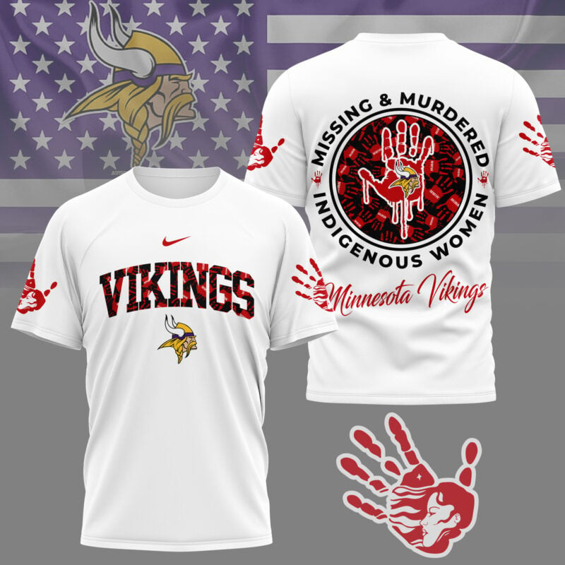 Premium NFL MIN MMIW Awareness Shirt V1 NMD TTV