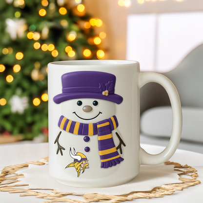 Premium NFL MIN Santa Ceramic Mug V1 NMD TTV