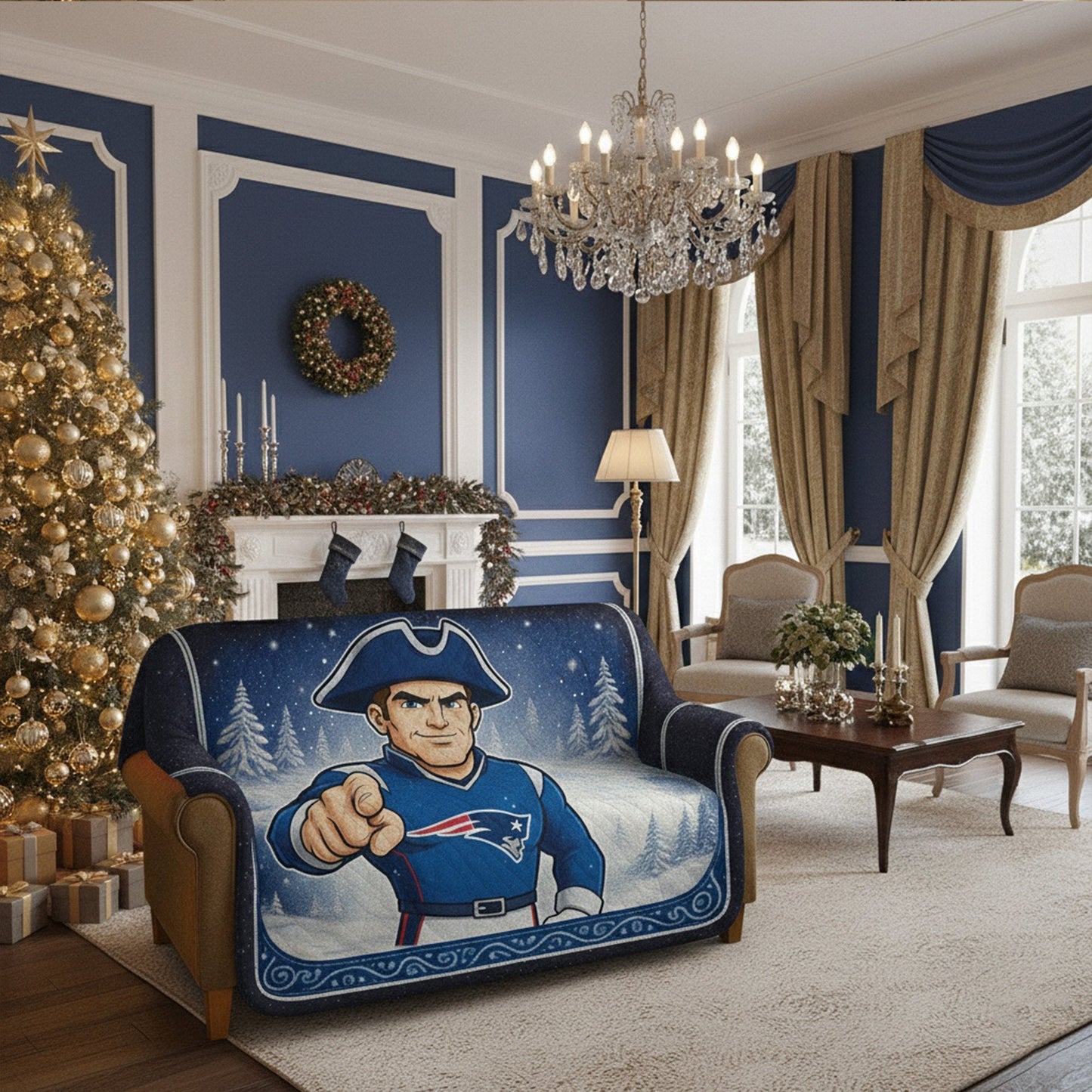 Premium NFL NE Fleece Blanket V2 NMD NHM